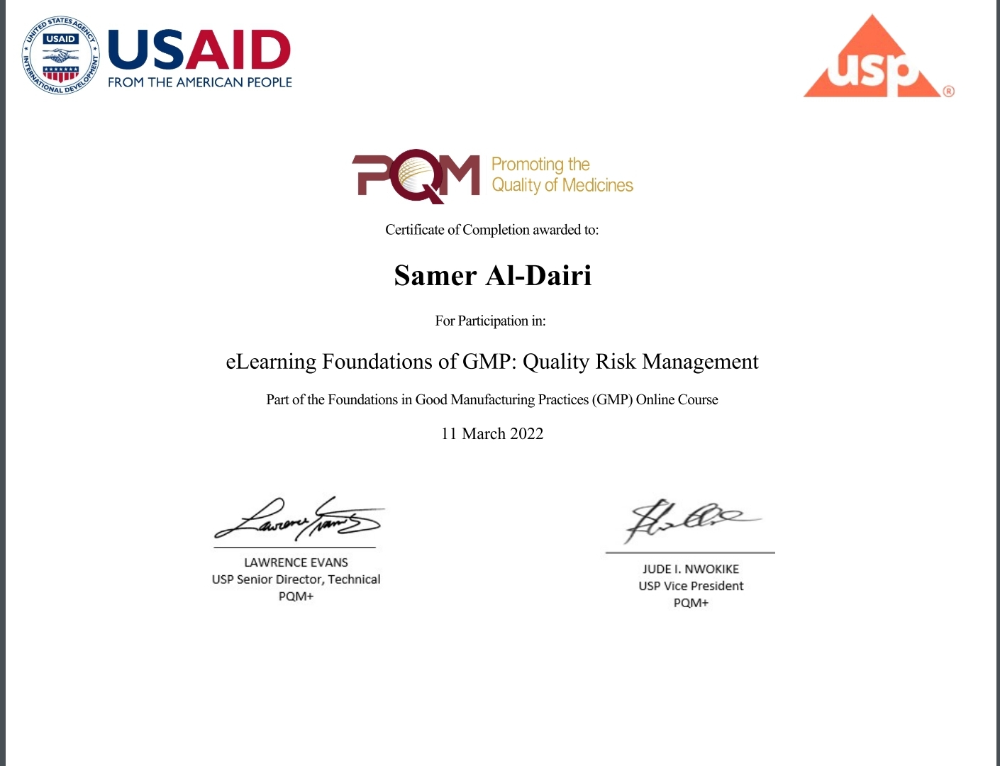 Quality Risk Management