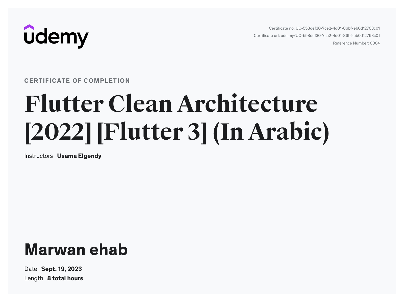 Flutter Clean Architecture [2022] [Flutter 3] (In Arabic)