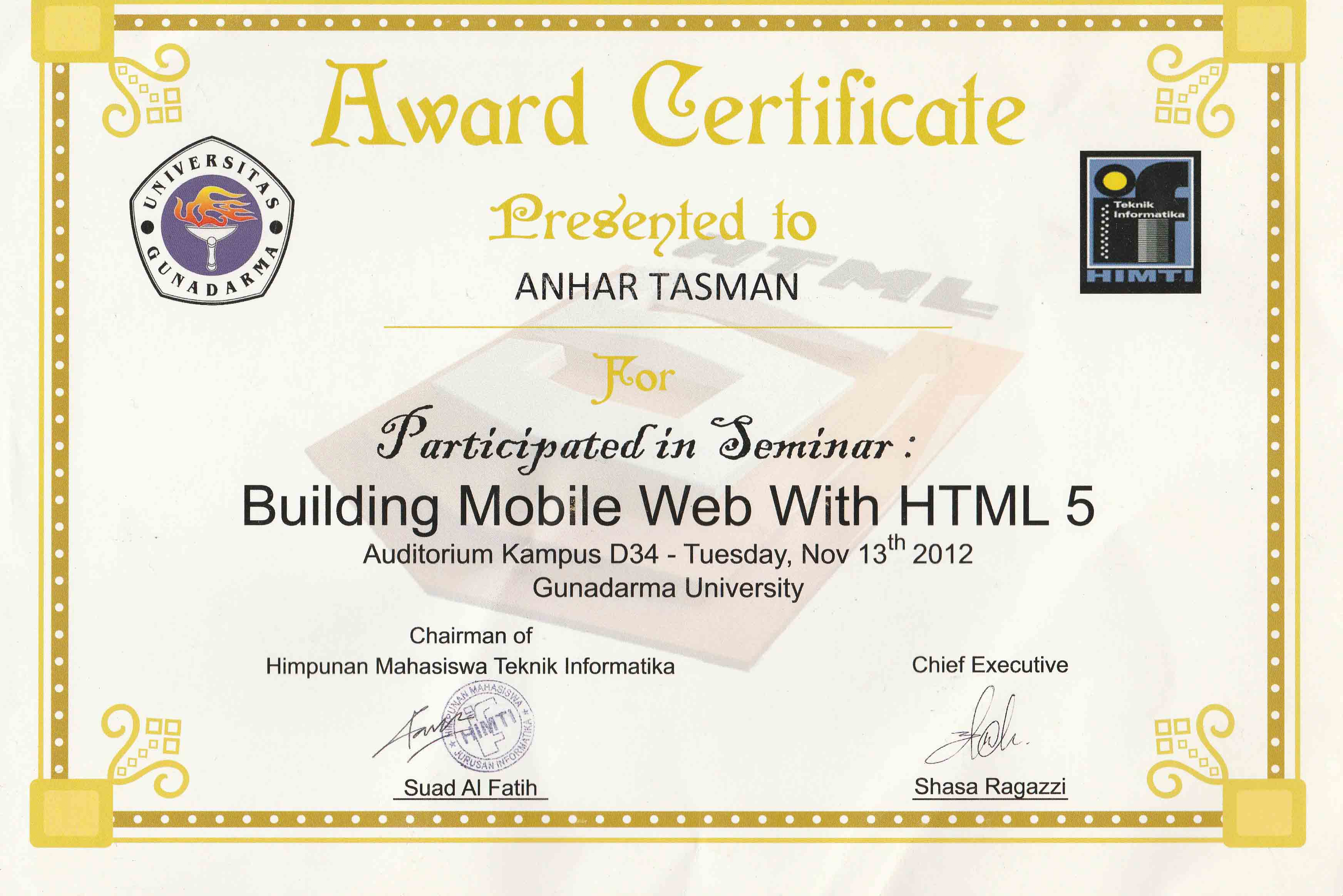 Building Mobile Web With HTML 5