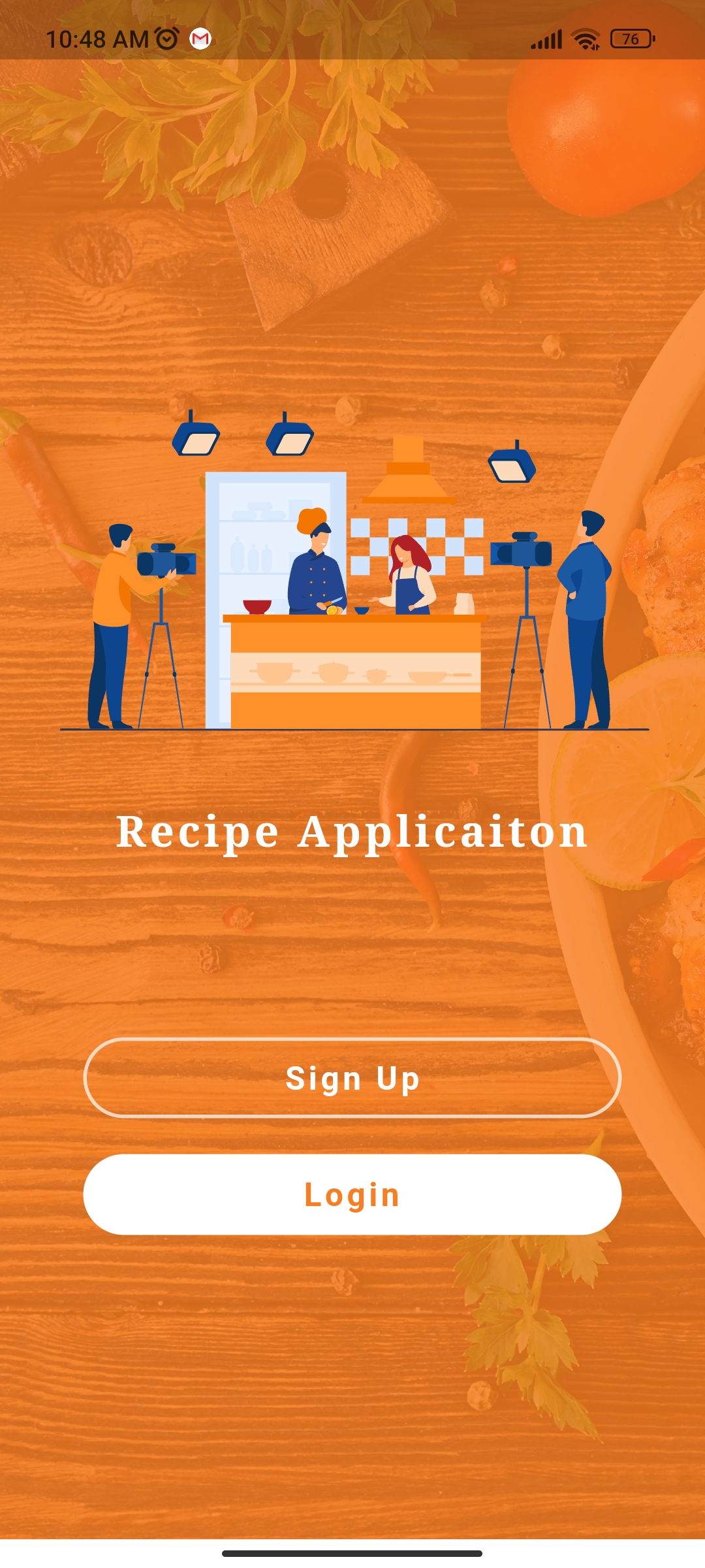 Food Recipe in flutter