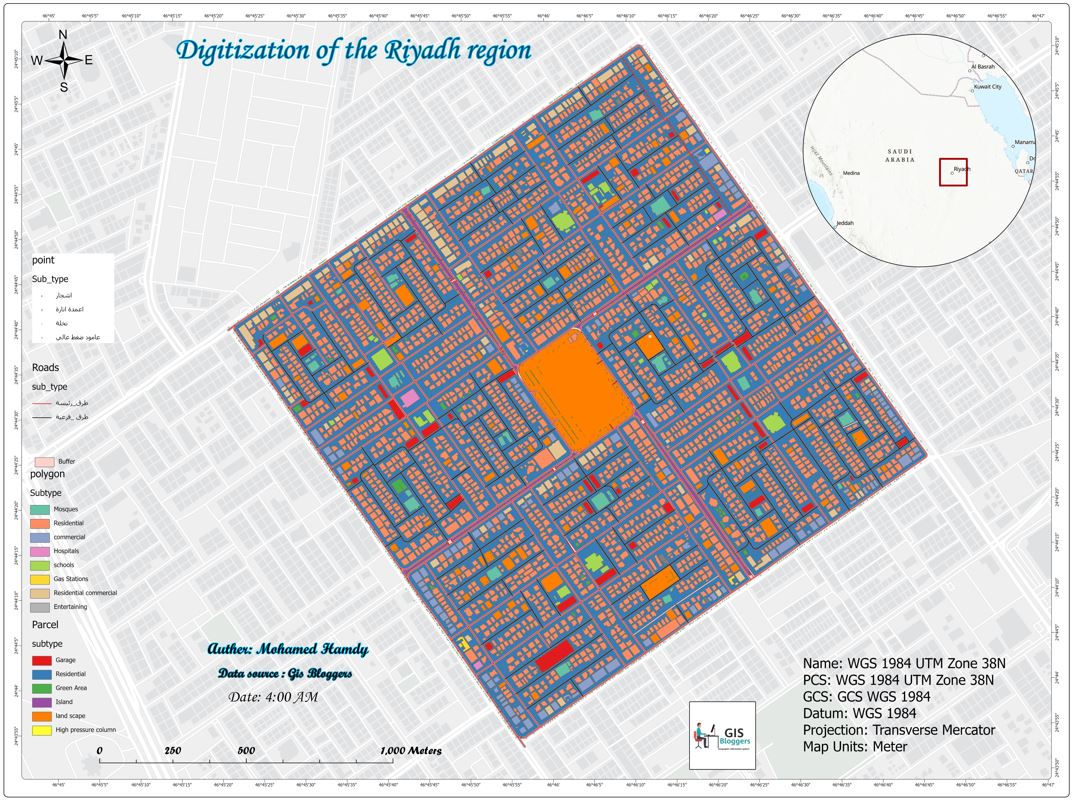 Digitization of the Riyadh region