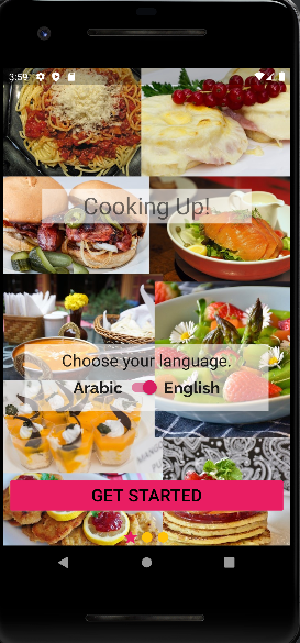 Meal app (using provider and localization and many external packages)