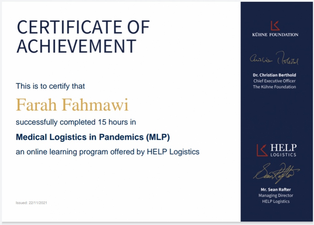 medical logistics in pandemics (MLP)