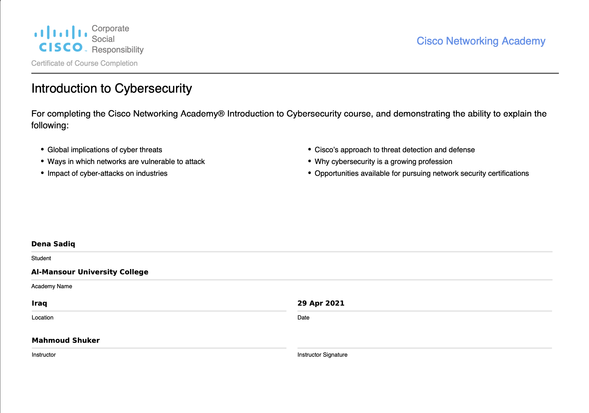 Cybersecurity Introduction & Essentials